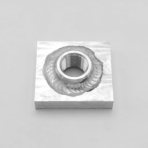 Miniatura 6 de Soldadura femenina de aluminio de 12 NPT de 2 Uds en Bung, 12 "NPT soldable tanque de combustible de montaje