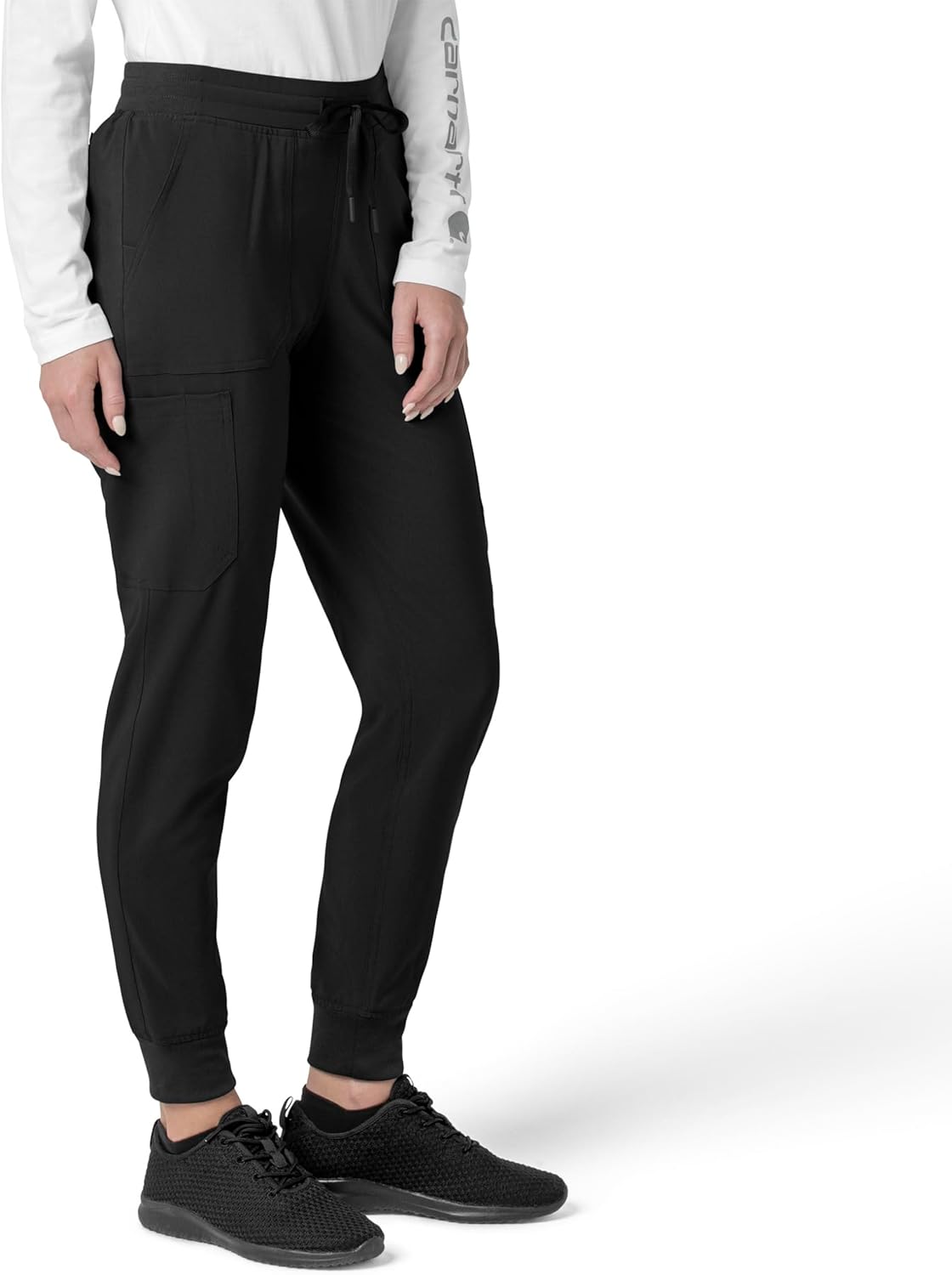 Carhartt Women's Force Cross-Flex Modern Fit Cargo Jogger Scrub Pants - Image 6