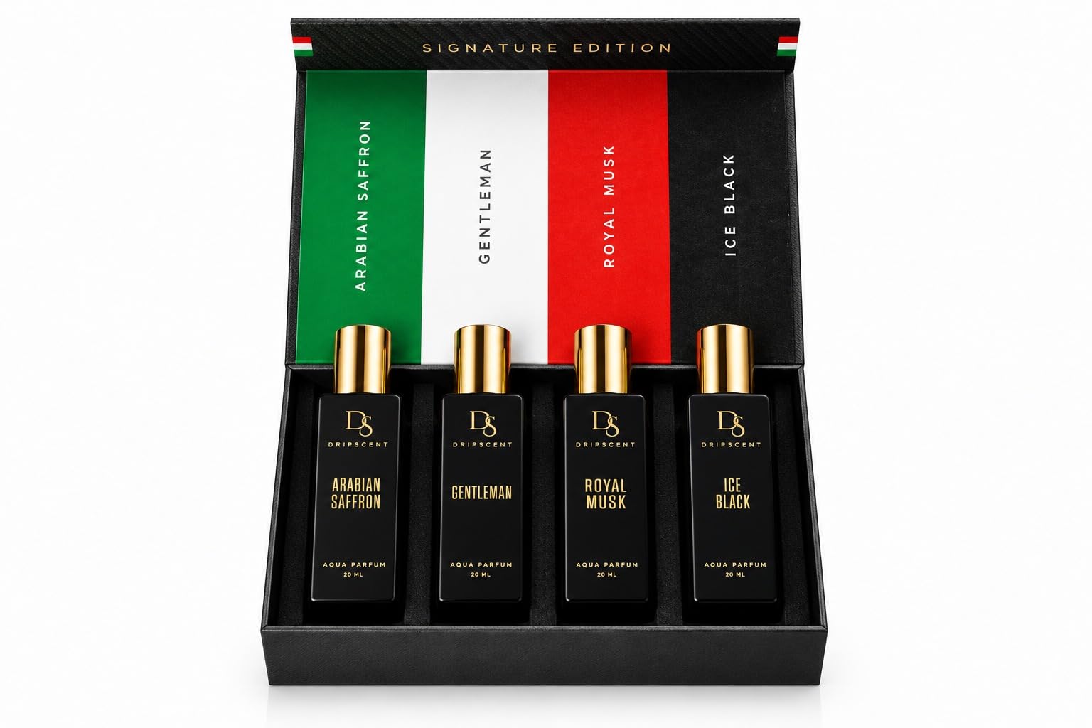 Perfume Set for Man 20ml x 4 | Gentleman, Ice Black, Royal Musk, Arabian Saffron Eau De Parfum (EDP)| Long Lasting Non-Alcoholic Fragrance | Men Perfumes | Birthday Gift for Man, Boys-picture-42