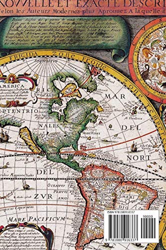 Geocaching Journal: Treasure Hunting Log Book Antique World Map Design Cover - Image 2