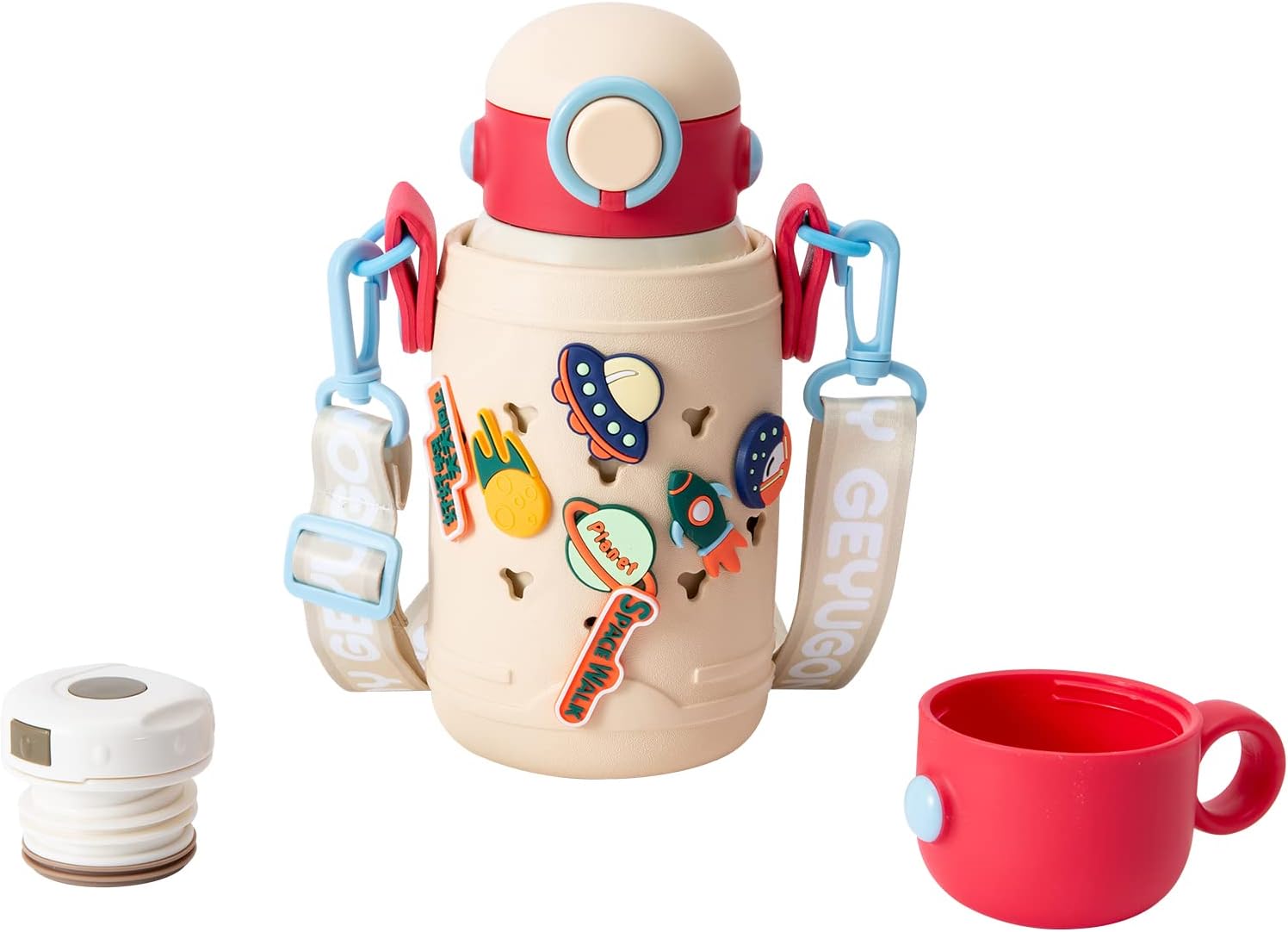 Amazon.com: JQAliMOVV Kawaii Water Bottle, Kids Thermos Water Bottle