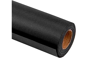 RUSPEPA 30 Inch Black Wrapping Paper Roll
