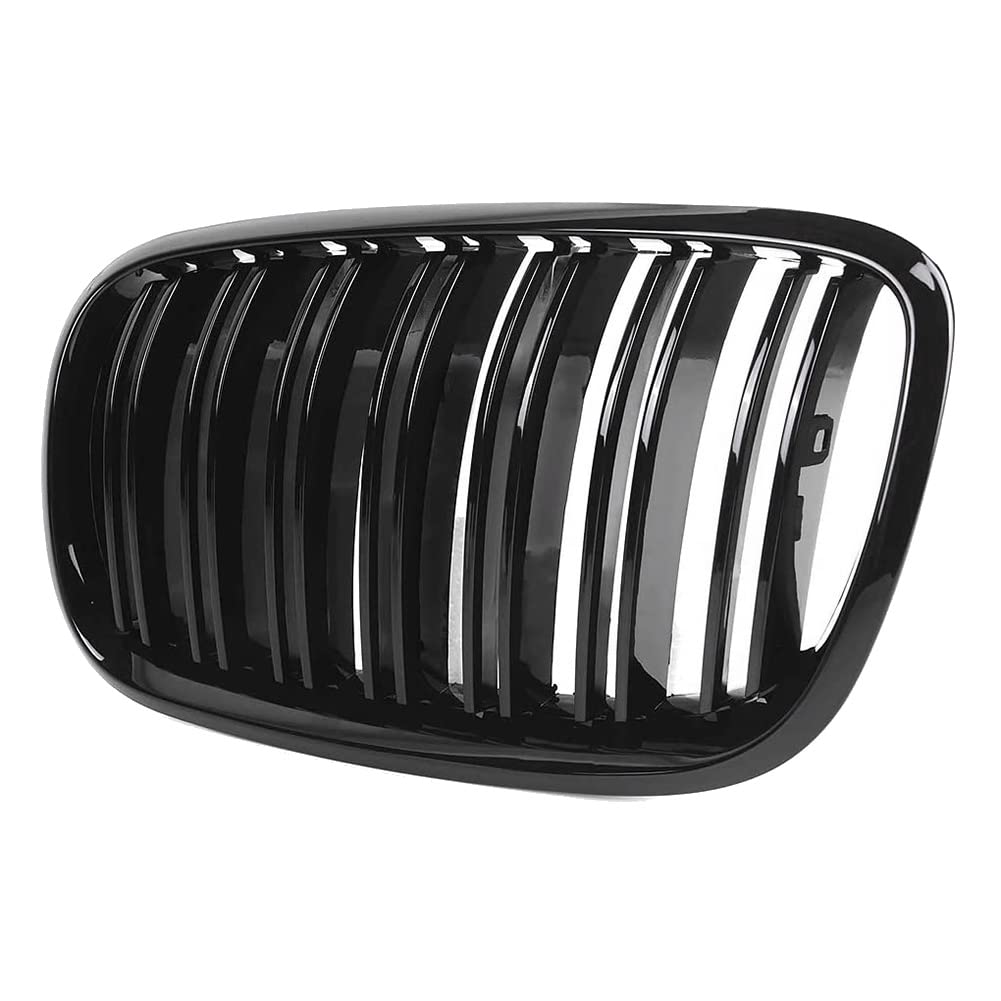 Calandre noire brillante à Double lamelles pour BMW X5 E70