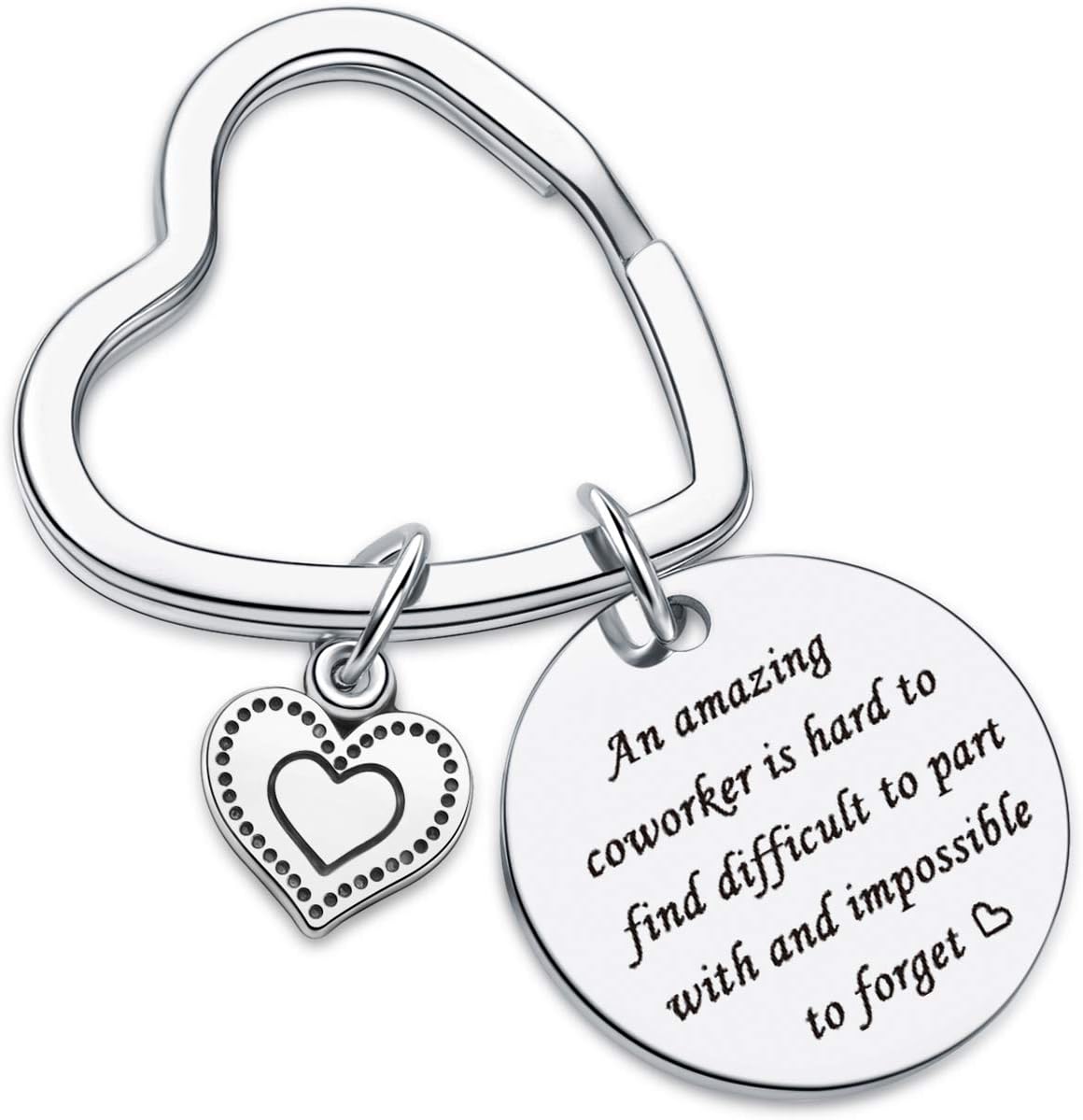 Coworker Appreciation Jewelry for Birthday, Boss, New Job, Goodbye, Farewell, Retirement, Mentor, Work Friend, Colleague Keychain Gift Coworker Keychain