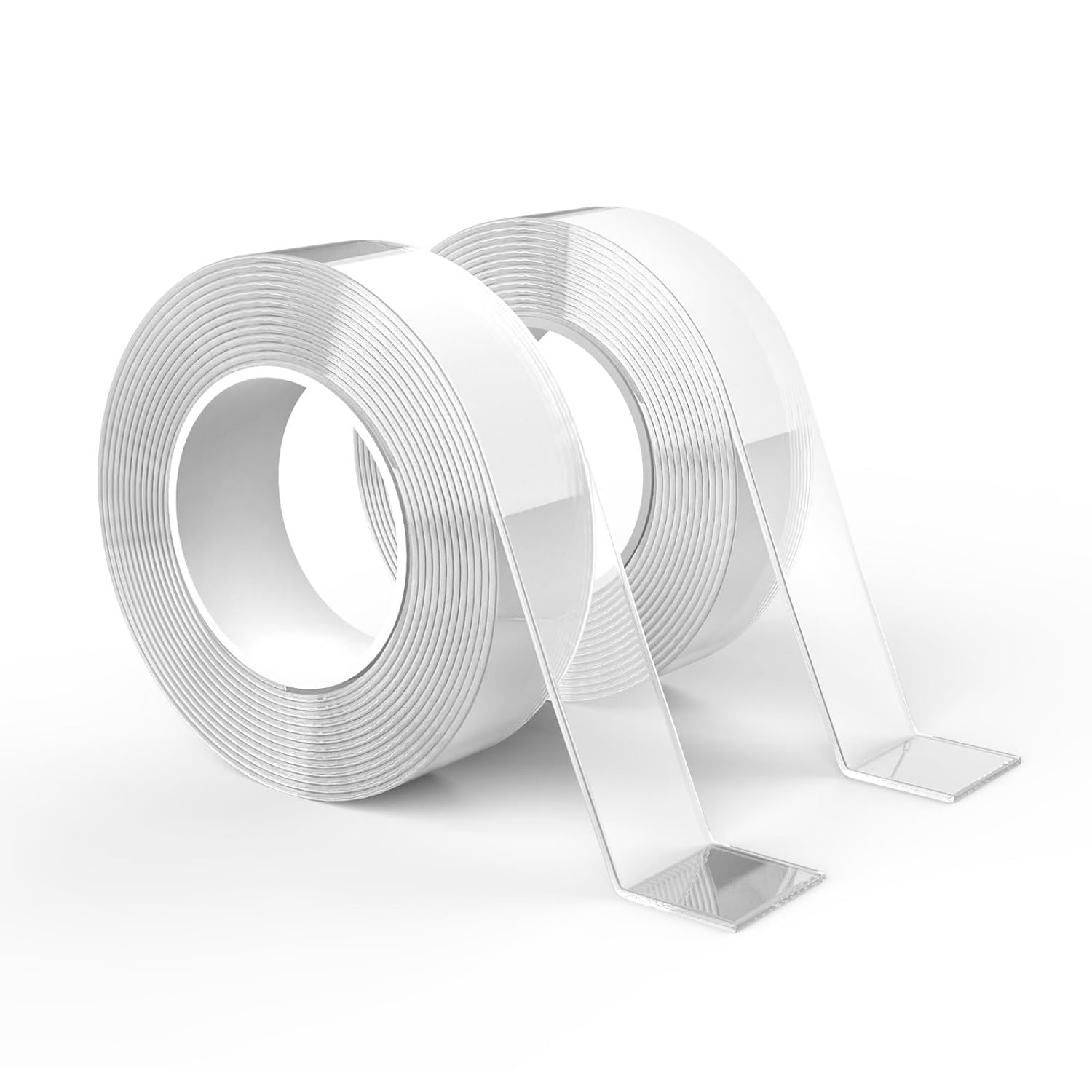 GRIFEMA Heavy Duty Double Sided Tape 3m x 2 Rolls Removable Reusable Strong Hold