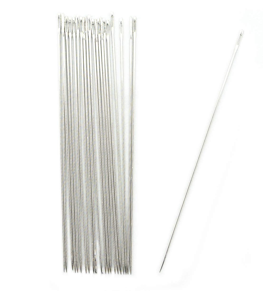 No.50 Extra Thin Embroidery Needles, A Pack of Appx 25 Pcs- 4.7cm