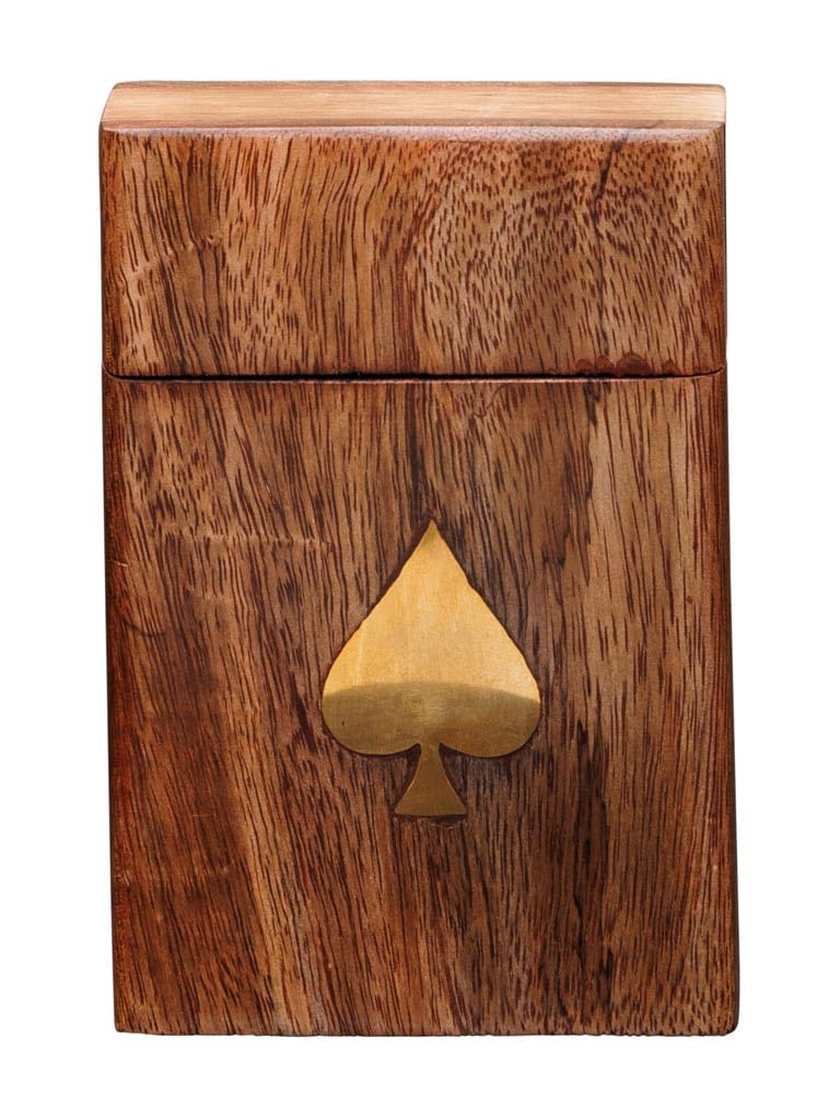 Craft Cooper Wooden Playing Card Holder, Deck Box Storage Case Party & Fun Board Game-image-49