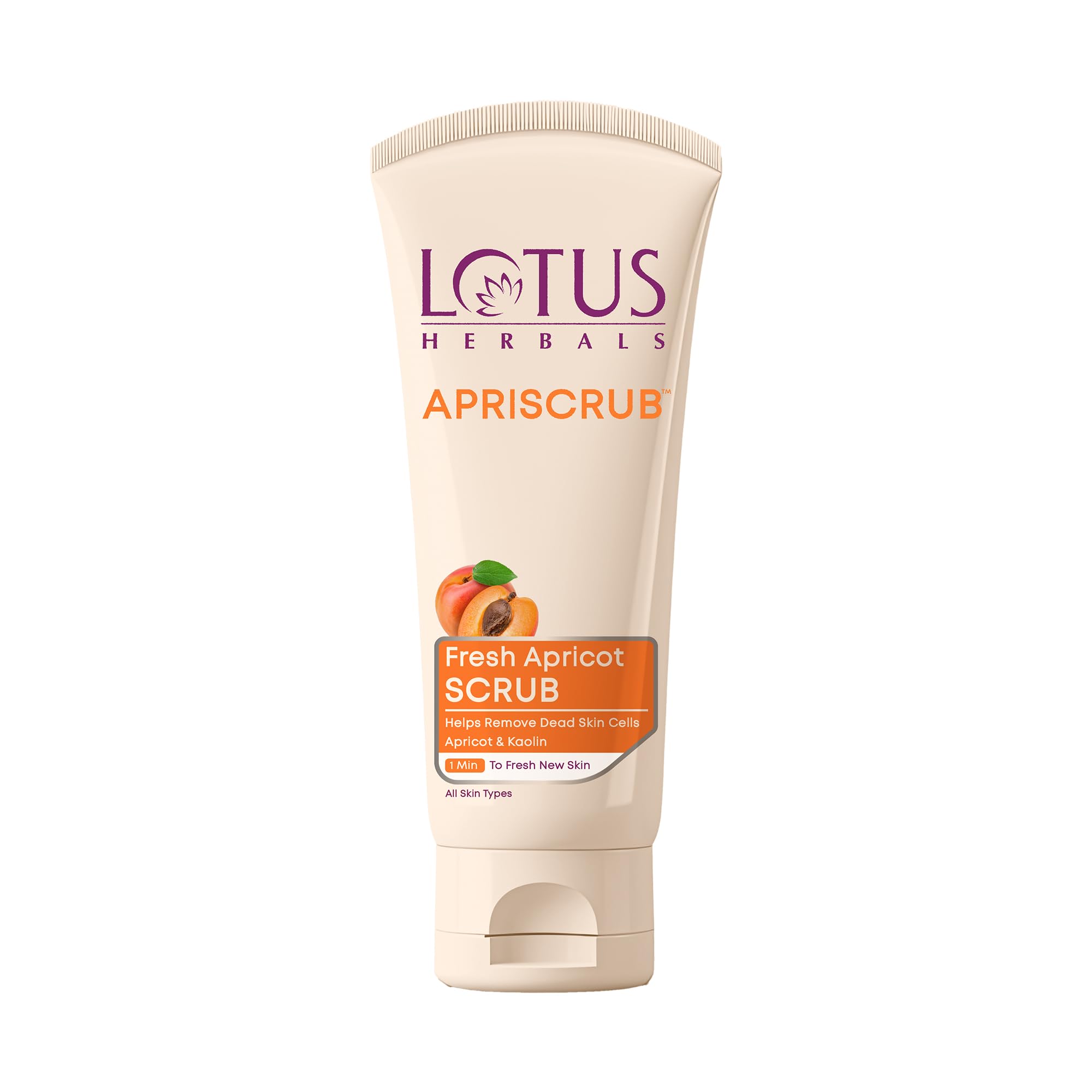 Apriscrub Fresh Apricot Scrub | Natural Exfoliating Face Scrub | Chemical Free | For All Skin Types |100G