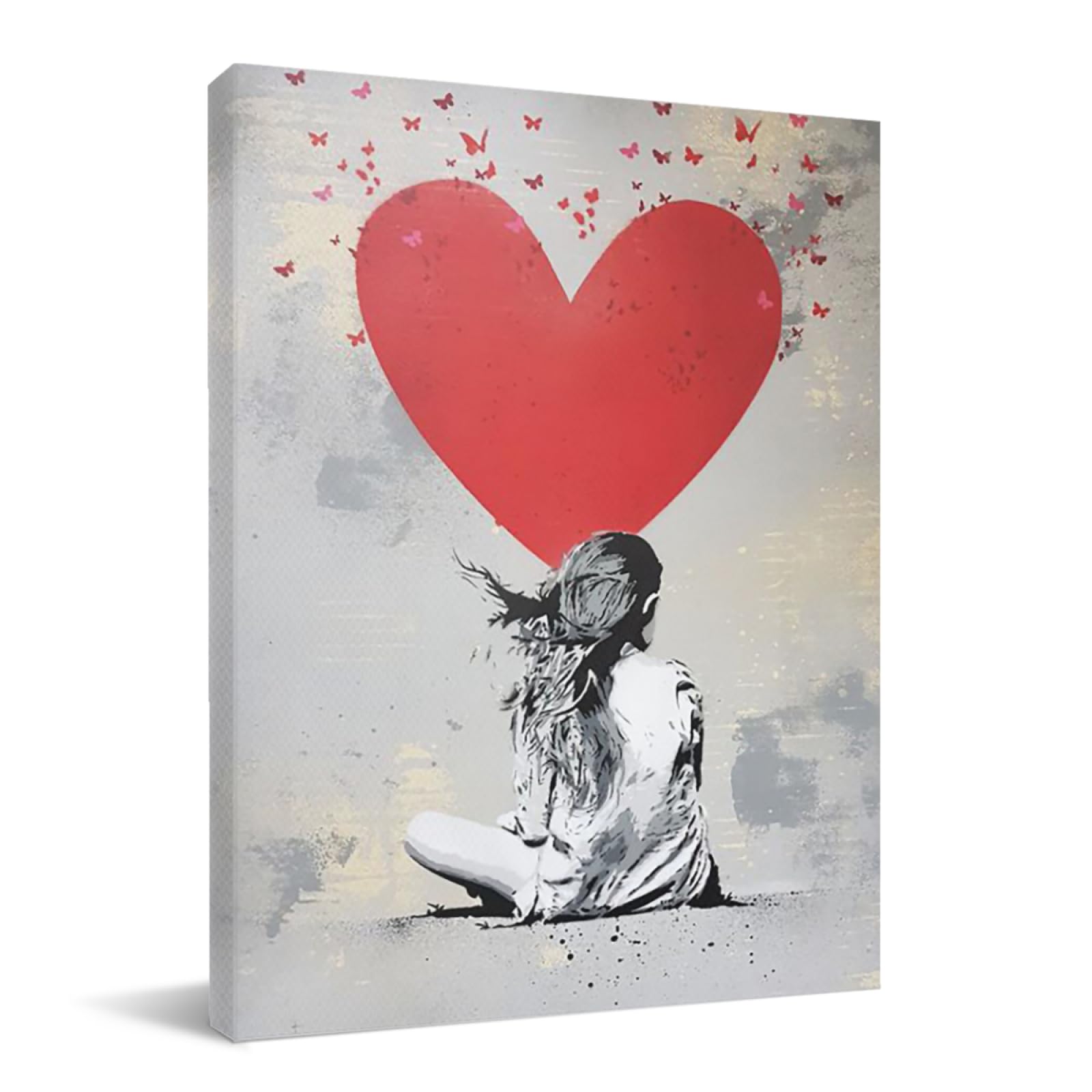 Amazon｜ポスター Banksy バンクシー アートパネル アートフレーム