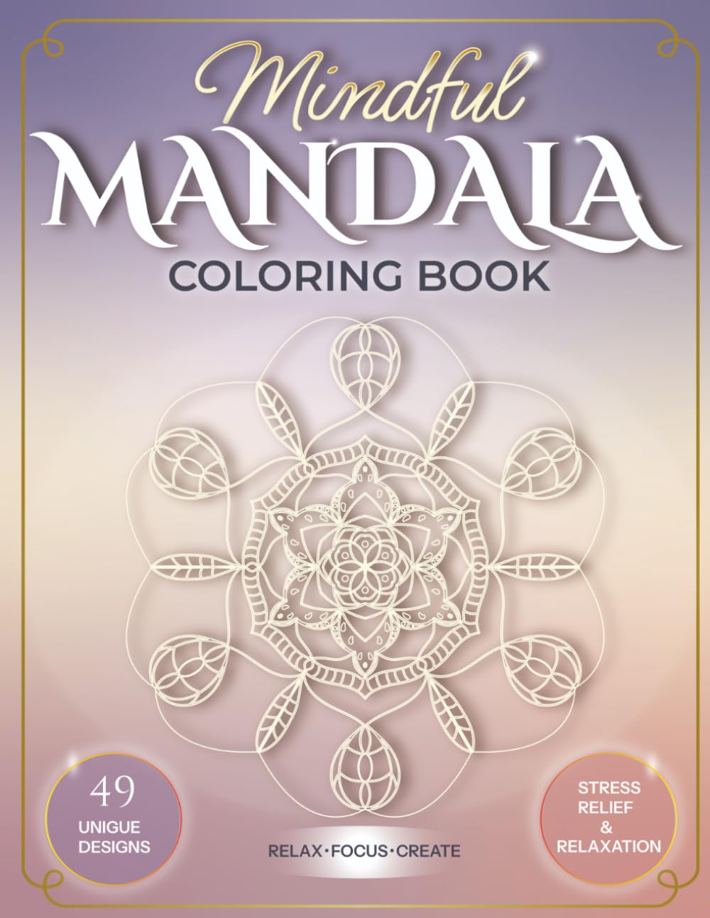 Mindful Mandala Coloring Book