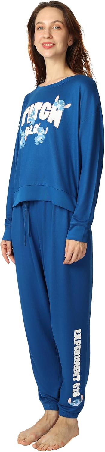 Disney womens 2-piece Loose-fit Pajama Set, Soft & Comfortable Nightwear for Adults - Image 3