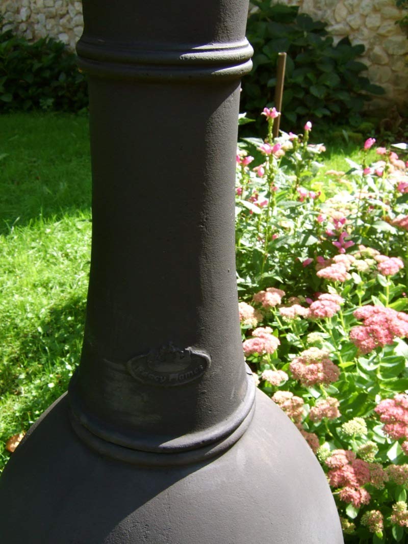 Antikas - Terrassenofen aus Eisen, Terrassen Ofen angenehme Wärmestrahlung, Etera 110 cm