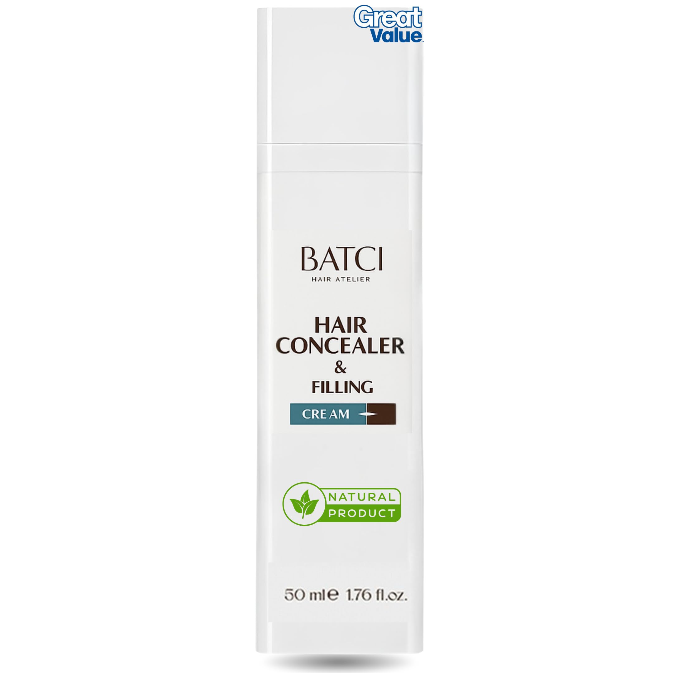 Sponsored Ad – BATCI Hair Concealer Cream – Instant Bald Spot Coverage & Root Touch-Up – Waterproof, Natural-Looking Scalp Concealer for Thinning Hair – Long-Lasting, Sweat-Proof, Easy to Apply – 50ml