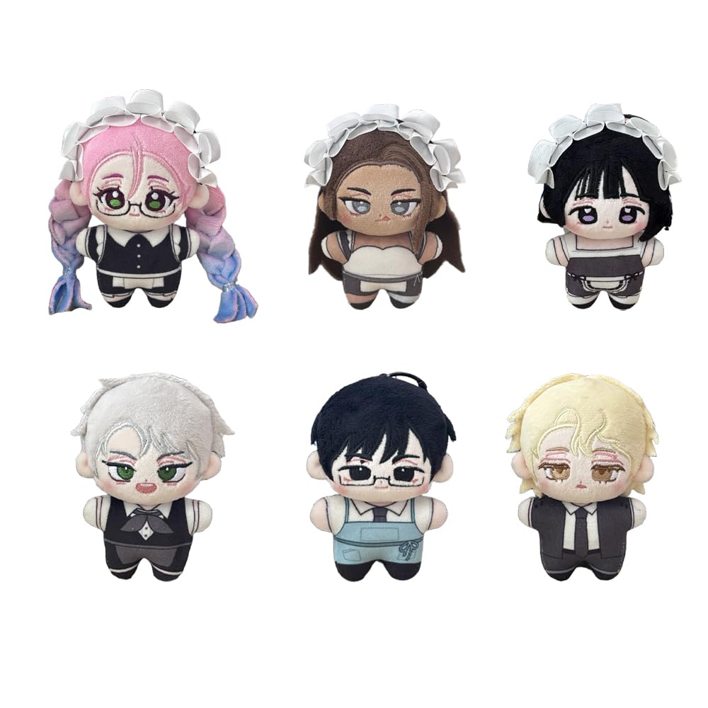 Zhongkaihua Anime Plush Mizi/Till/Luca/Sua Figures Soft Anime Stuffed 6pcs Pendant Bag Backpack Key Accessories Cute Pendants Decorations Collectibles 10CM โ image 1