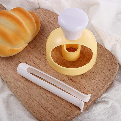 Miniatura 4 de Herramientas de decoración de pasteles de molde de rosquilla de plástico, postres redondos cortador de galletas de pan cortador de masa para hornear