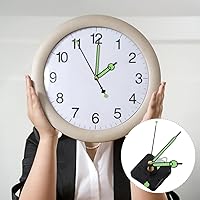 Vista 6 de DOITOOL 1 juego de repuesto de mecanismo de reloj, movimiento de reloj 3D con manecillas luminosas para relojes de pared de bricolaje, pantalla