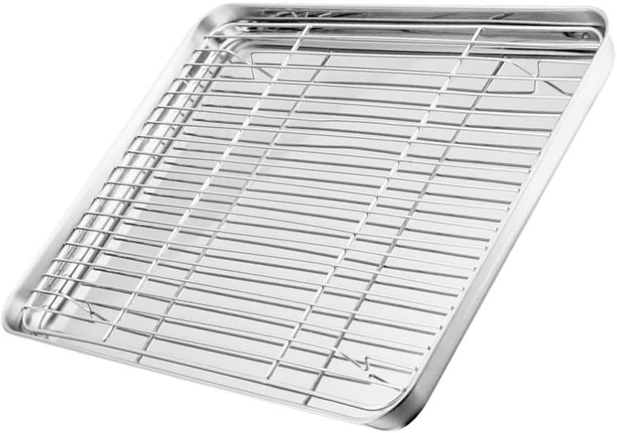 Cabilock 1pc Non-Stick BBQ Fry Pan for Outdoor Grilling Roasting Plate and Lightweight BBQ Accessory for Camping and Backyard Cookouts