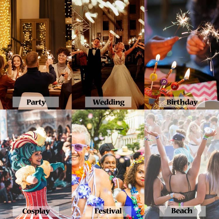 LJCZKA Snowflake Shape Sunglasses Women Men - Rimless Novelty Ice Glasses Funky Christmas Festival Party Accessories - Image 7