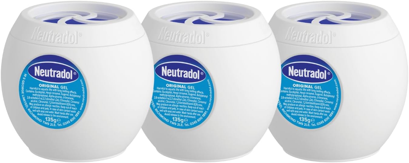 Original Neutradol Gel Odour Destroyer Original - Pack Of 3