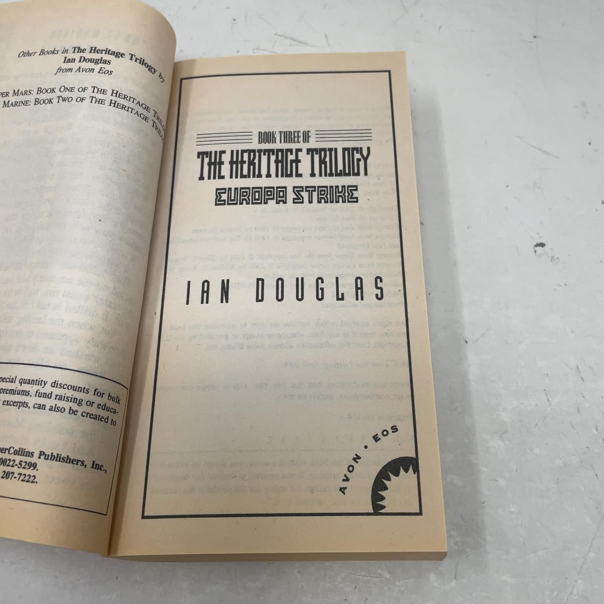 Europa Strike: Book Three of the Heritage Trilogy