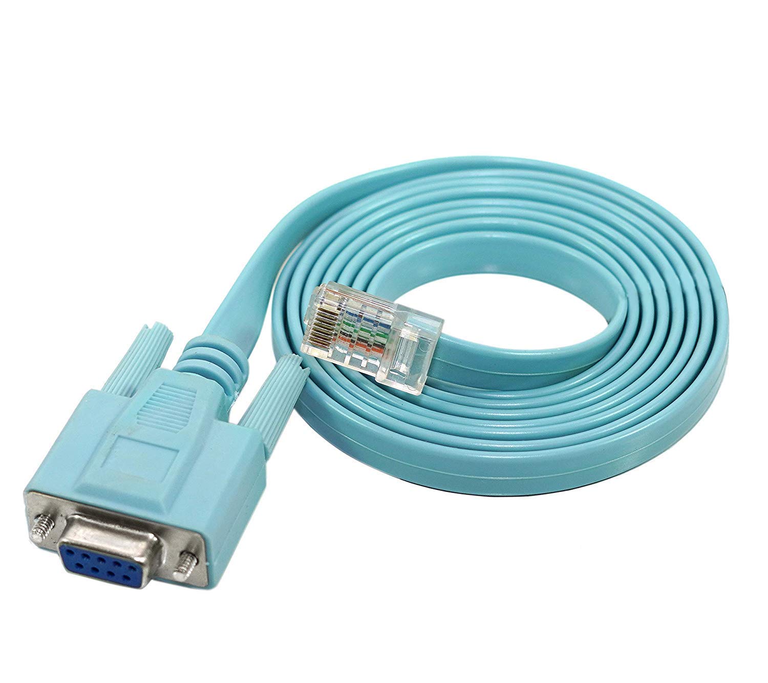 Care Case ® 9 Pin Db9 Female To Rj45 Male Lan Rollover Serial Port Db9 To Lan Db9 Female To Rj45 Ethernet Console Cable For Computers, Laptops, Tv Box, Routers, Modem (Sky Blue, 1.5M) (B08RZ55122) Amazon Price History, Amazon Price Tracker