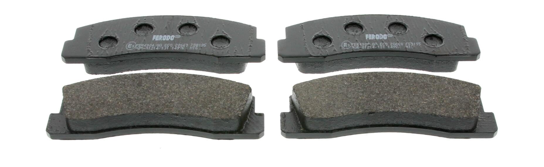 Ferodo FDB195 Brake Pad Set, disc brake - (set of 4)