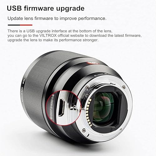 Miniatura 10 de VILTROX Lente de cámara de enfoque automático F1.2 f1.2 E PRO APS-C de 2.953 in para Sony E Mount ZV-E10 FX30 FX3 a7C a7C a7R a7S a7S a7S a7R a7R