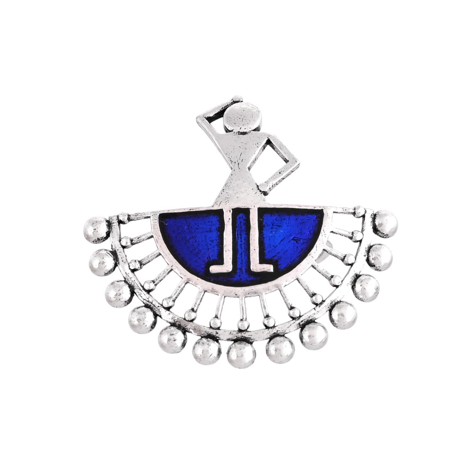 VOYLLA Warli Show Me Your Thumka Ring Statement Rings For Women|Enamel|Summer|Gift For Her|Oxidised| (B0D6NJTTVC) Amazon Price History, Amazon Price Tracker