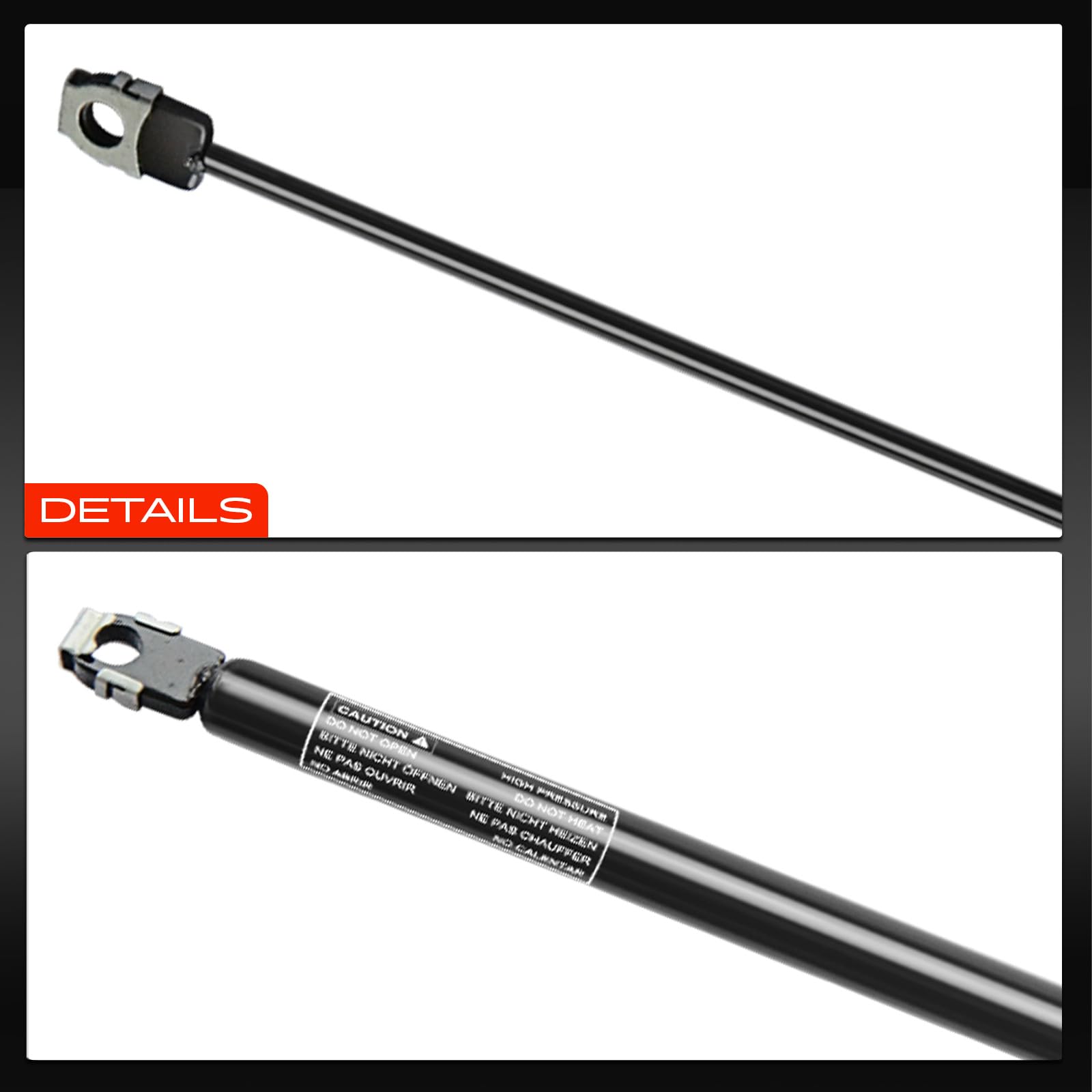 Frankberg 2x Ressort à gaz Capot moteur Compatible avec Série 3 E36 316 318 320 323 325 328 M3 Cabriolet Coupé 1992-1999 Remplacer# 51238119558