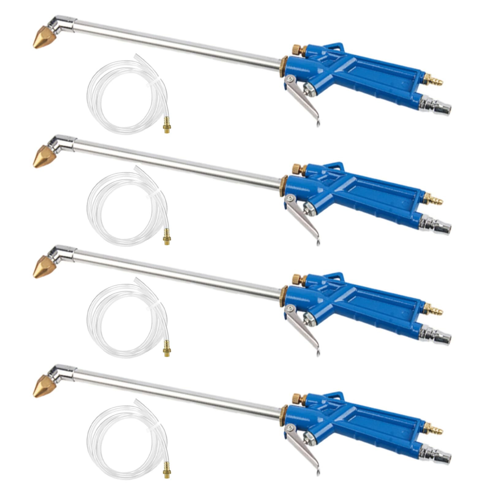 4 pistole ad aria compressa, lunghezza 400 mm, asta di pulizia del motore in lega di alluminio, spruzzatore per la pulizia del radiatore dell'auto, accessori per compressore d'aria