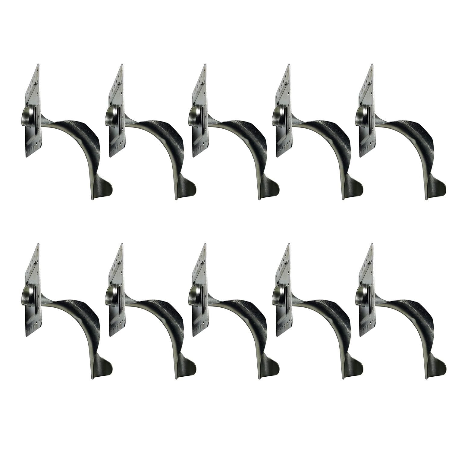 Photo 1 of 10 Pack XFITTING 1/2 Inch Pex Tubing Bend Support With Mounting Plate