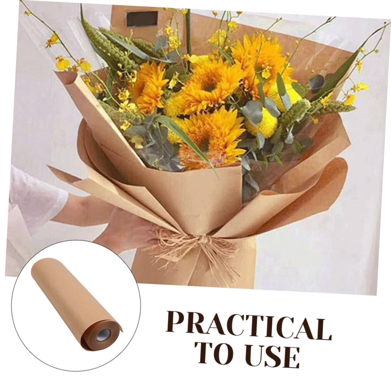 NOLITOY Kraftpapier zum Verpacken Geschenkpapier für Blumendekorpapier Vielseitig für Kunsthandwerk Diy-projekte und Anlässe Wie Weihnachten Geburtstage und Hochzeiten