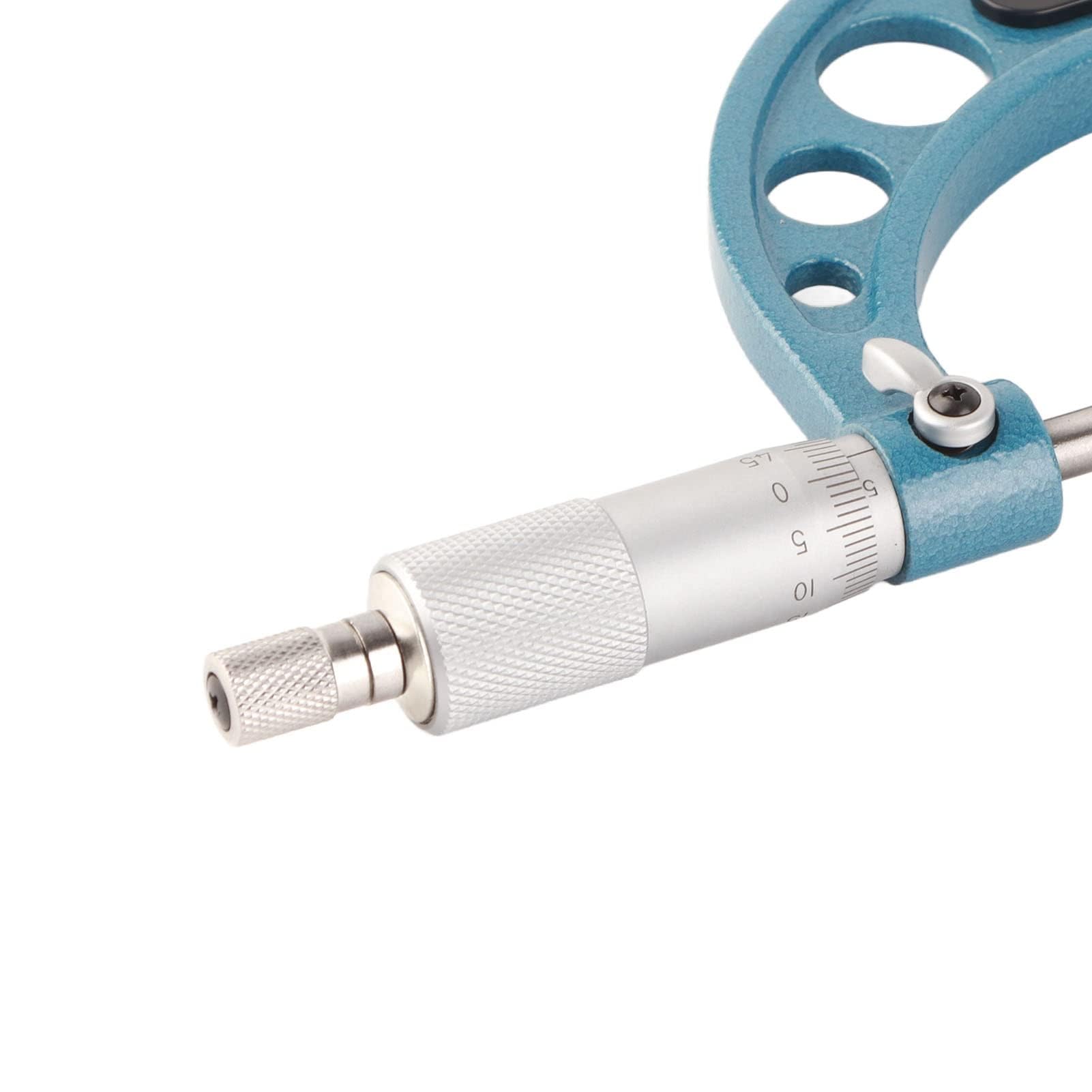 Micromètre Extérieur en Acier Inoxydable Jauge D'épaisseur de Micromètre Extérieur de Haute Précision avec clé 0,01 Mm Outil Micromètre Externe pour une Mesure Précise de (50-75mm)