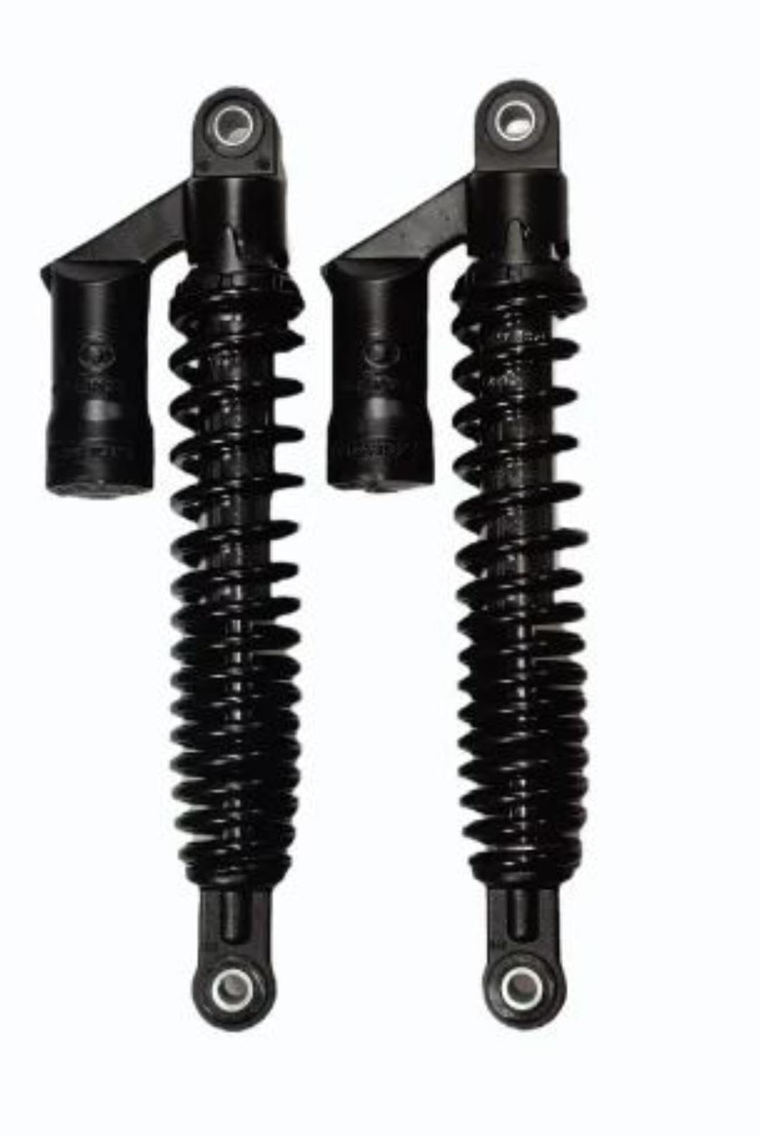 Rear Coil Over Shock Absorber Set Compatible with Honda Shine Motorcycle | Black Rear Suspension Shocker Replacement Part | Pair of 2 for Bike Suspension Maintenance-picture-18