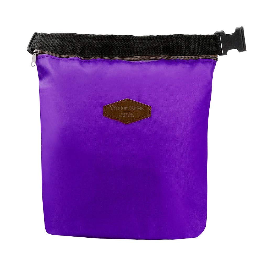 Sac Repas Isotherme Imperméable - Lunch Bag Travail école Pique-nique (Pourpre)