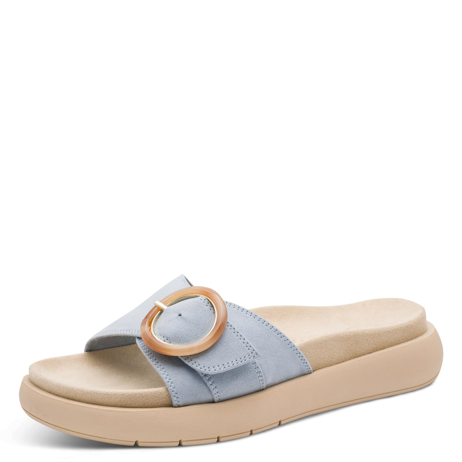 Marco Tozzi Women's Sandal Soft Lining Fashionable, Blue (LT.Blue), 6 UK