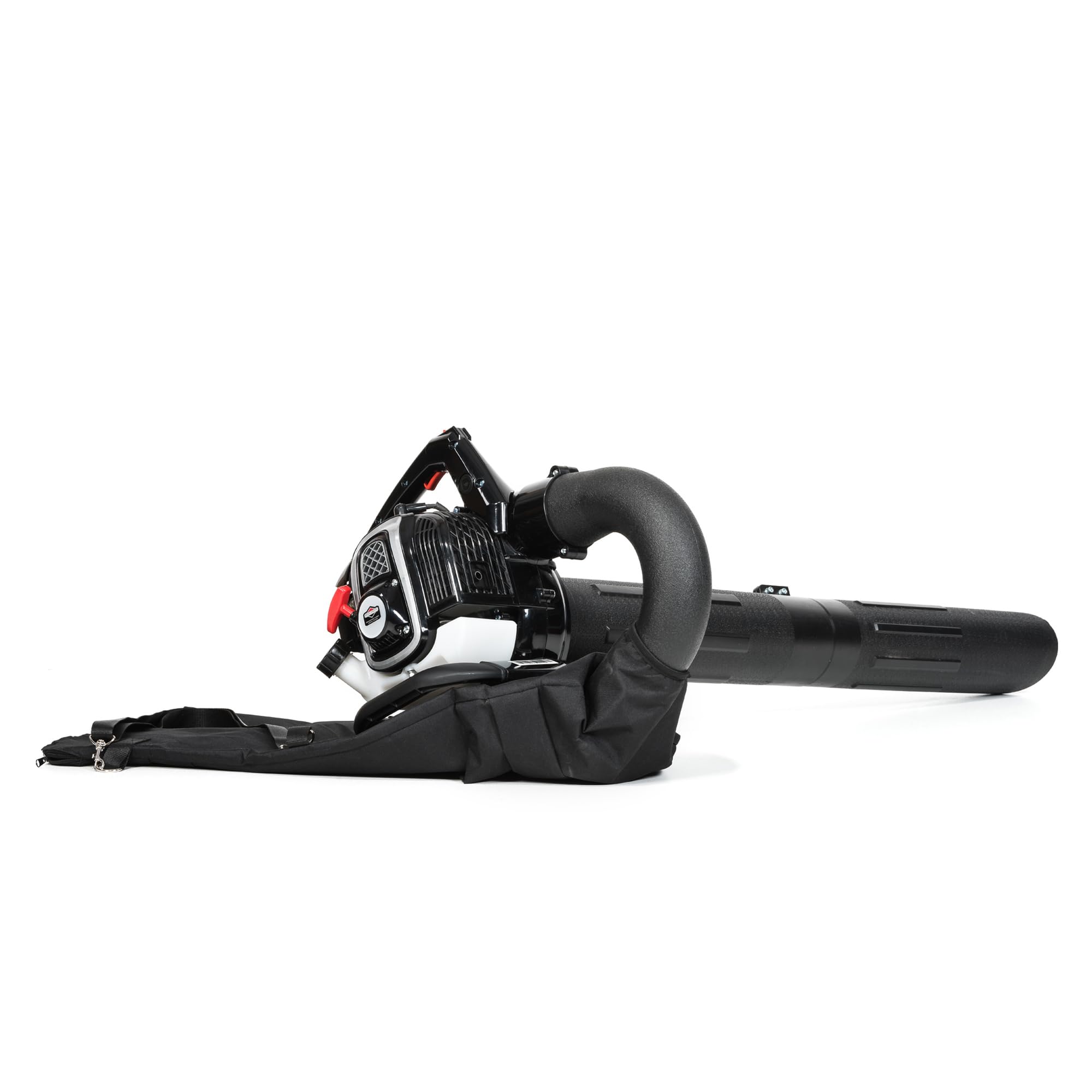 NAX POWER PRODUCTS 950V soffiatore per foglie motore 25,4 cm3 0,75 kW Briggs & Stratton prodotto con licenza sacco per foglie 40l aspiratore da giardino con funzione di soffiaggio