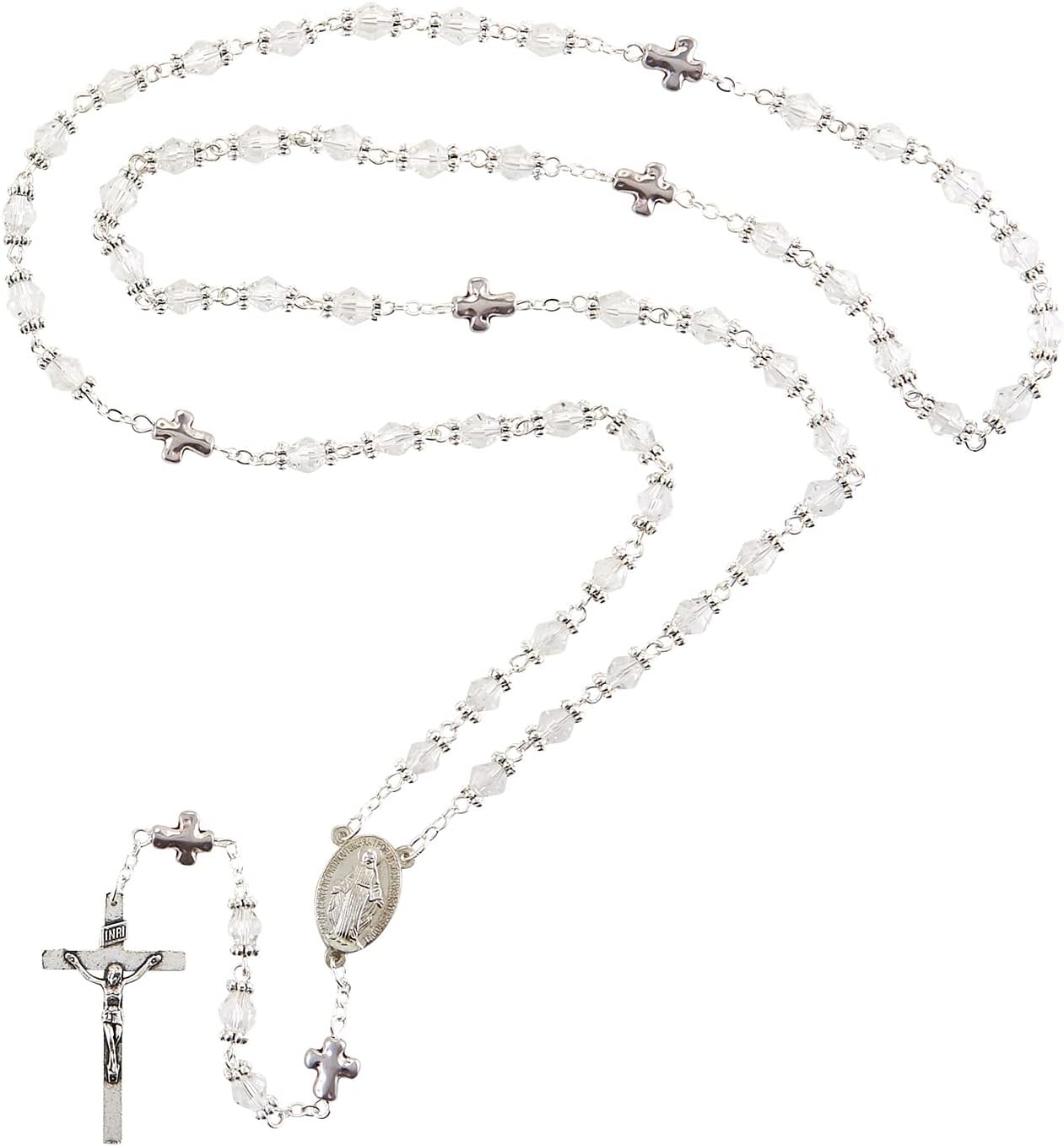 CB Catholic Creed-Gift Boxed Wedding Rosary, Orange