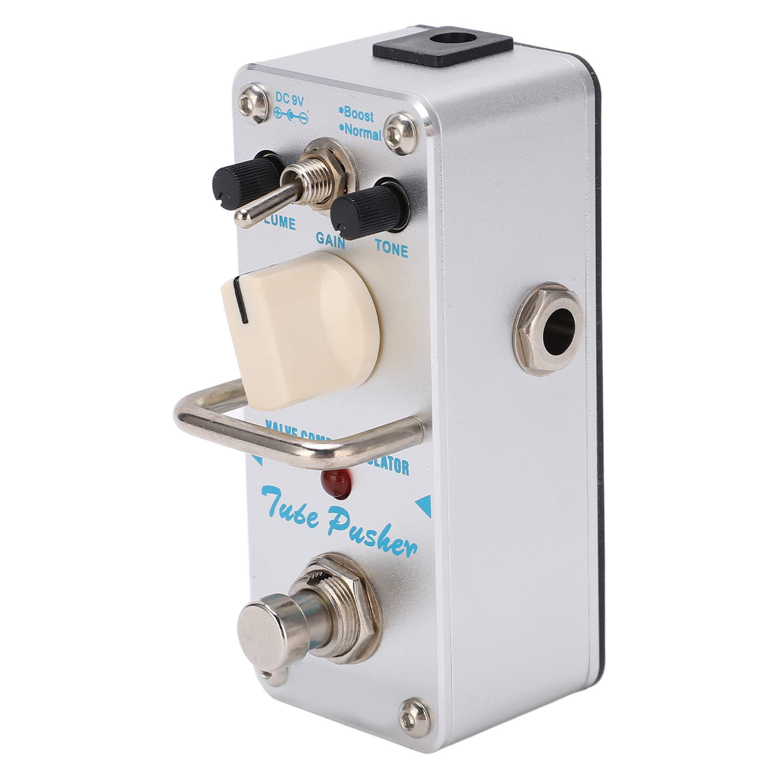 Bnineteenteam Pedale Effetti per Chitarra, Pedale Effetto Analogico Overdrive in Metallo con modalità Boost, Perfetto per Chitarristi Elettrici e Musicisti Rock