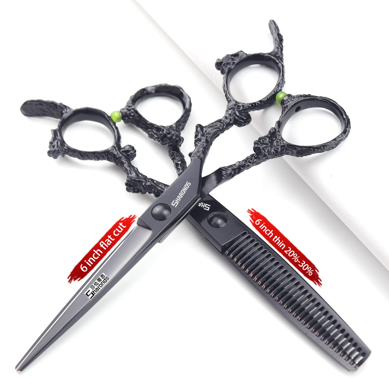Japón se especializa en la importación de tijeras de corte de pelo 440c, tijeras de corte de pelo de acero 6/7 / 7.5/8 / 9 pulgadas - tijeras de corte de pelo especiales para peluqueros