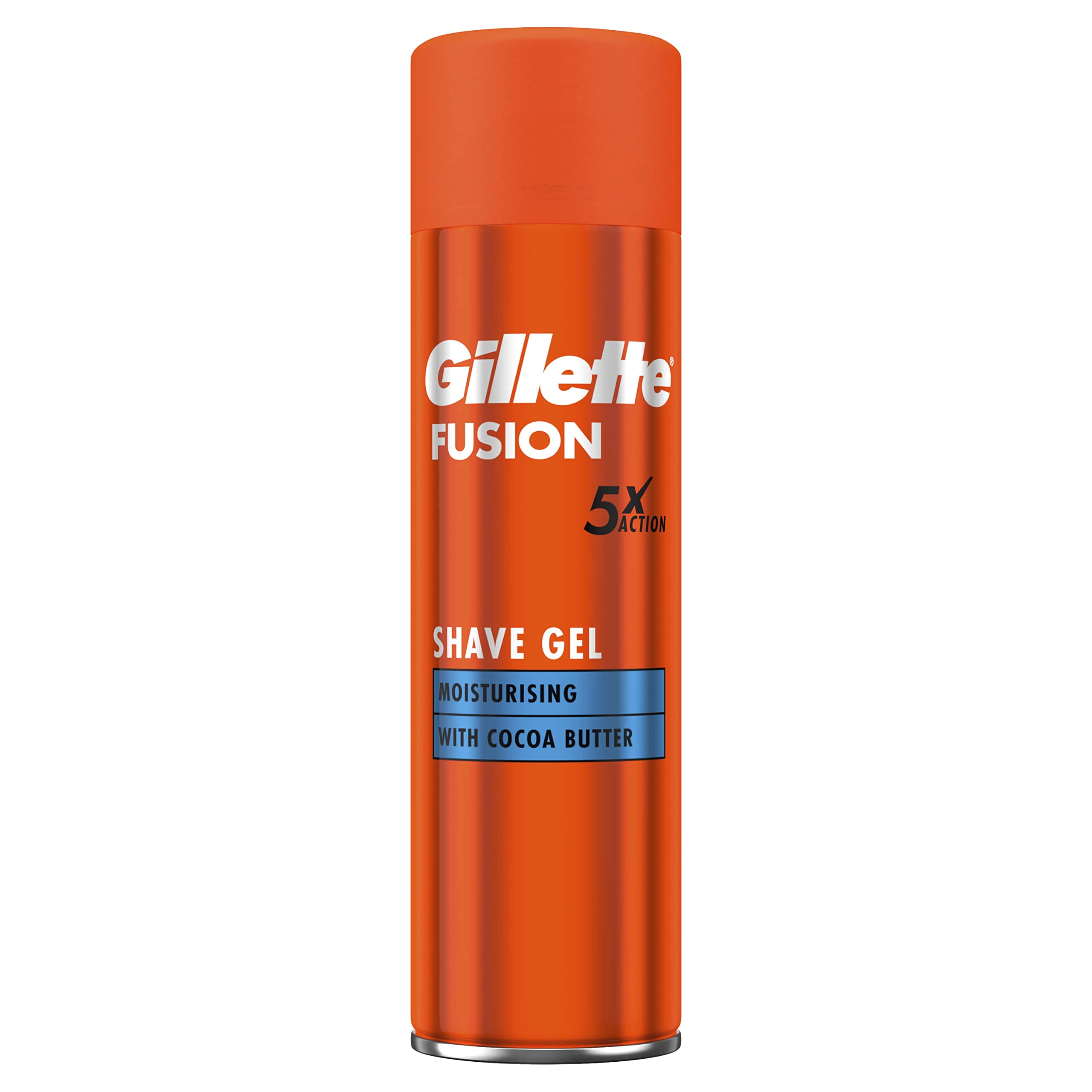 Gillette Fusion5 Ultra Moisturising Shaving Gel For Men, 200 ml, Soothes & Protects Sensitive Skin Leaving It Clean & Comfortable