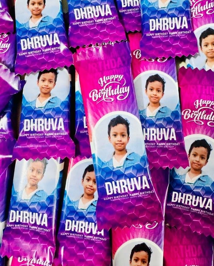 Kesora Chocolates Bar Personalized Gifts Customized with Name Photo Print Message (Big, Cappuccino)