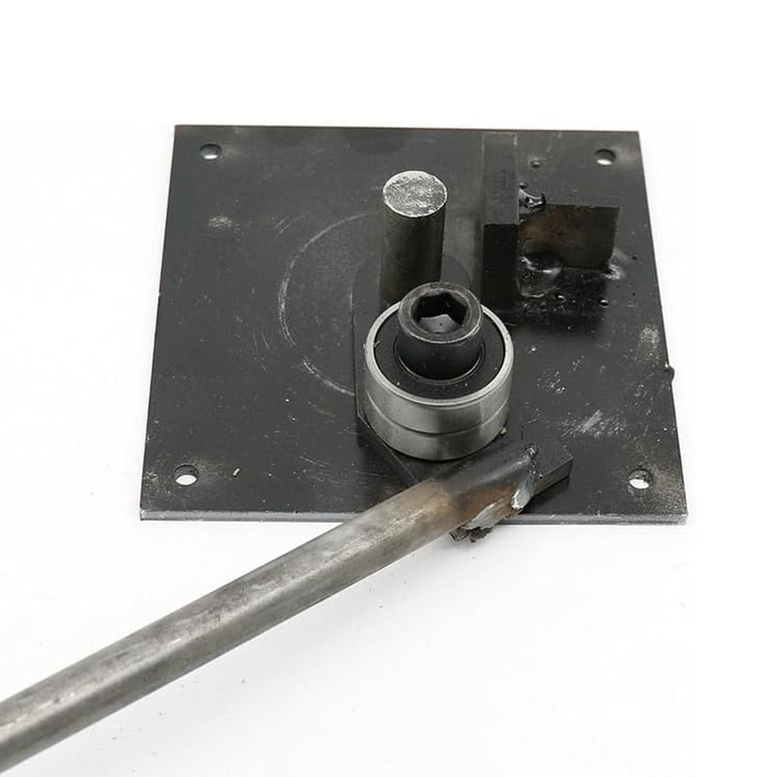 1-8mm Ręczna Giętarka do Prętów Stalowych, DIY Okrągła Maszyna do Gięcia Prętów Zbrojeniowych Budynek Budowlany Zdeformowane Narzędzie do Składania Prętów