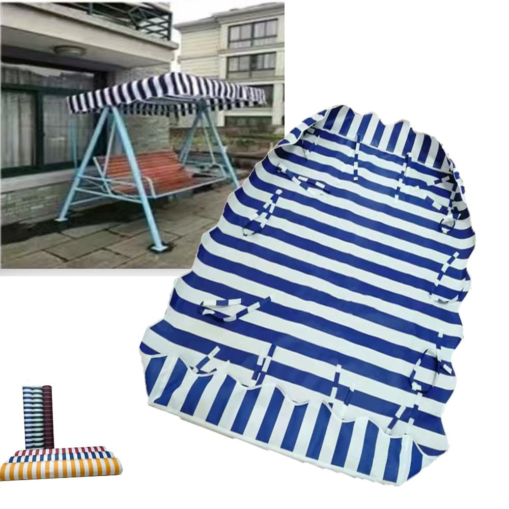 Housse de rechange imperméable pour balancelle contre la pluie et la décoloration solaire