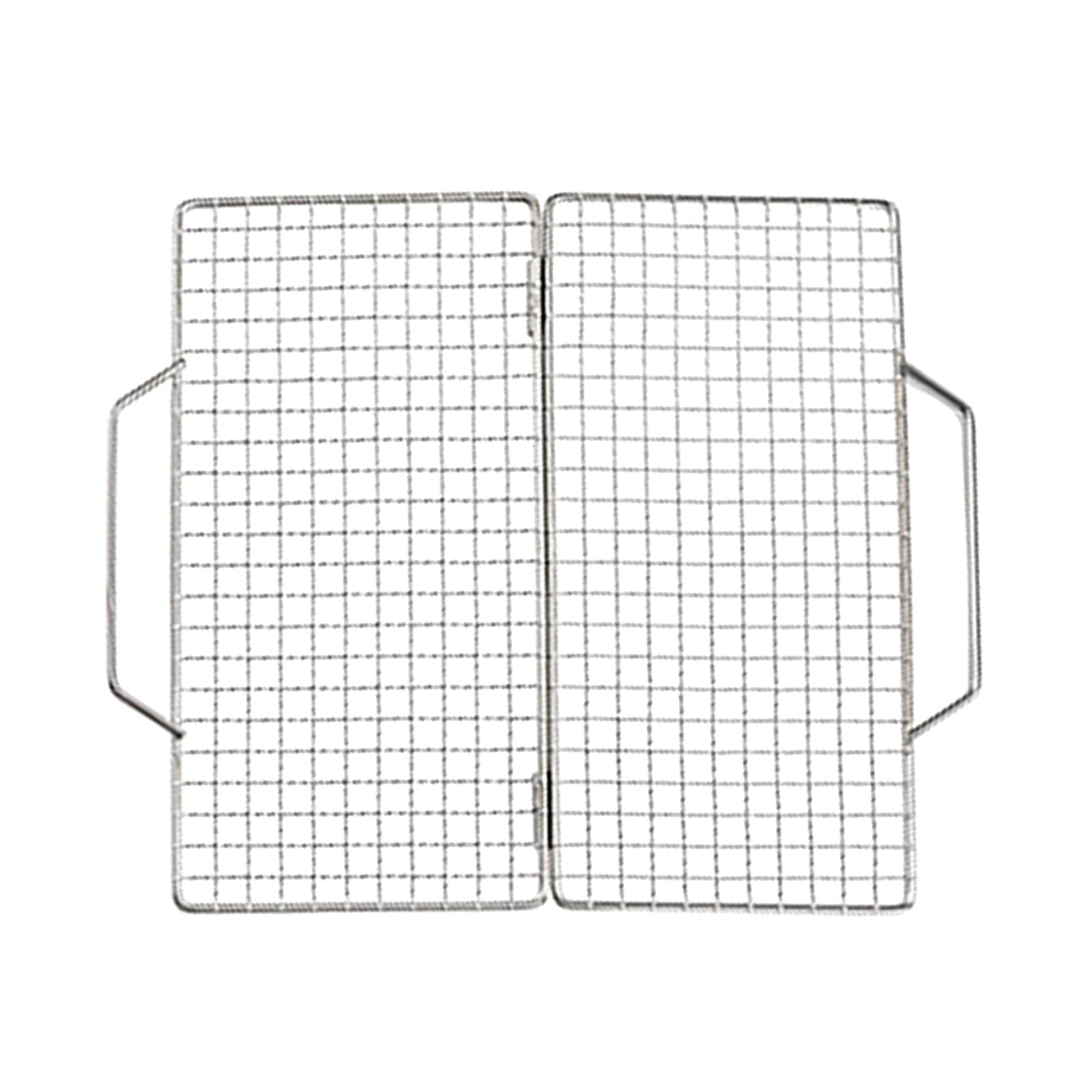 Zxfdsfdbnm Easy to Store Honeys Combs Grills Meshes Sturdy Stainless Steel Travel Friendly Barbecue Accessories for Even Roasting Pliable BBQ Grate