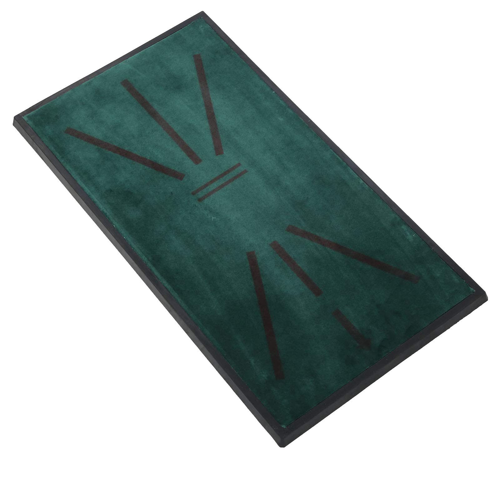 Mata do gry w golfa o wymiarach 30x60 cm, przedstawiająca matę do ćwiczeń na torze odbijania. Koc do ćwiczeń w golfie