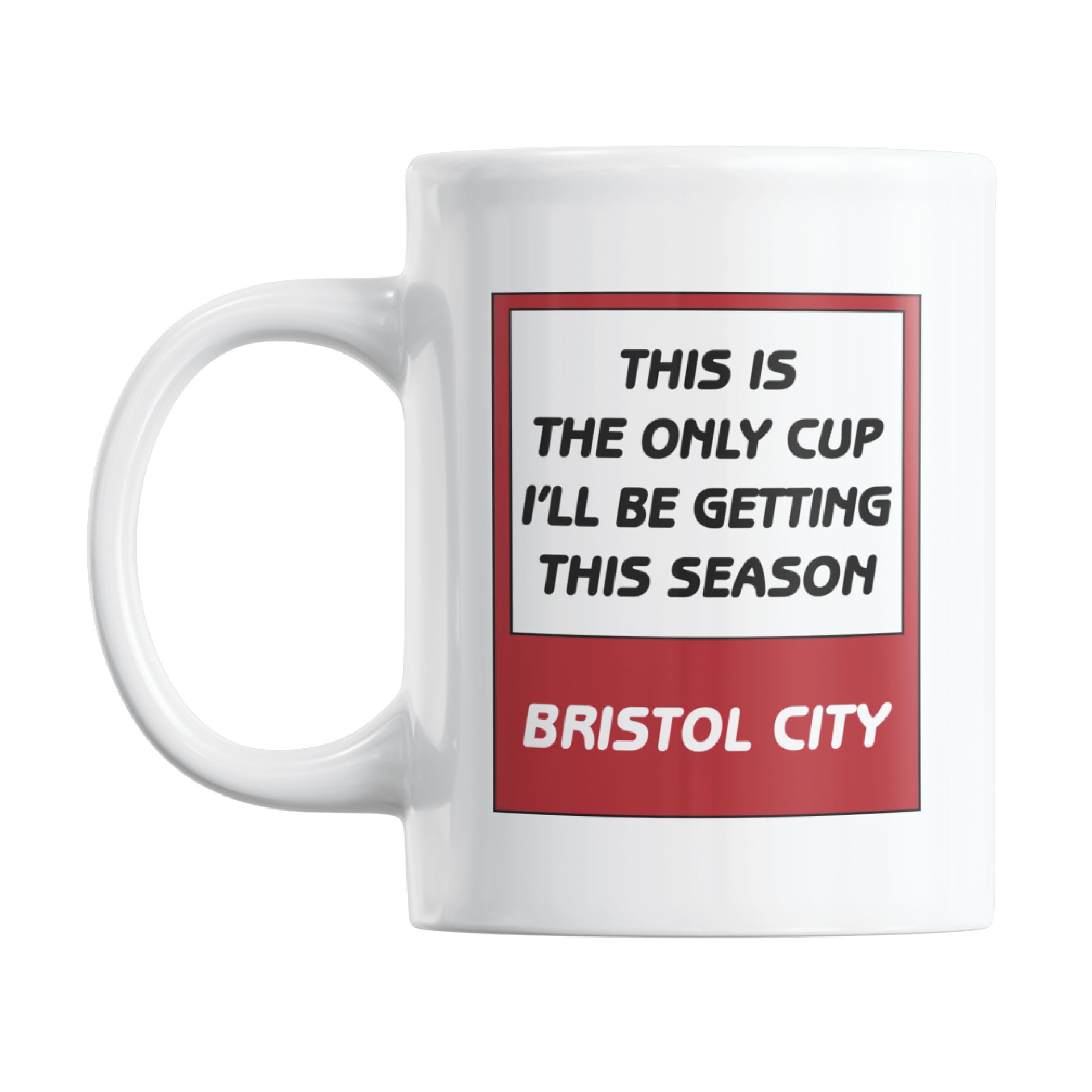 Gift Island Football Secret Santa Mug Gift for Bristol City Supporters | Mug Gift for Bristol City Fans | Football Stuff, Joke Mug for Friends, Colleague, Cousin, Uncle, Dad, Father, Son, Brother