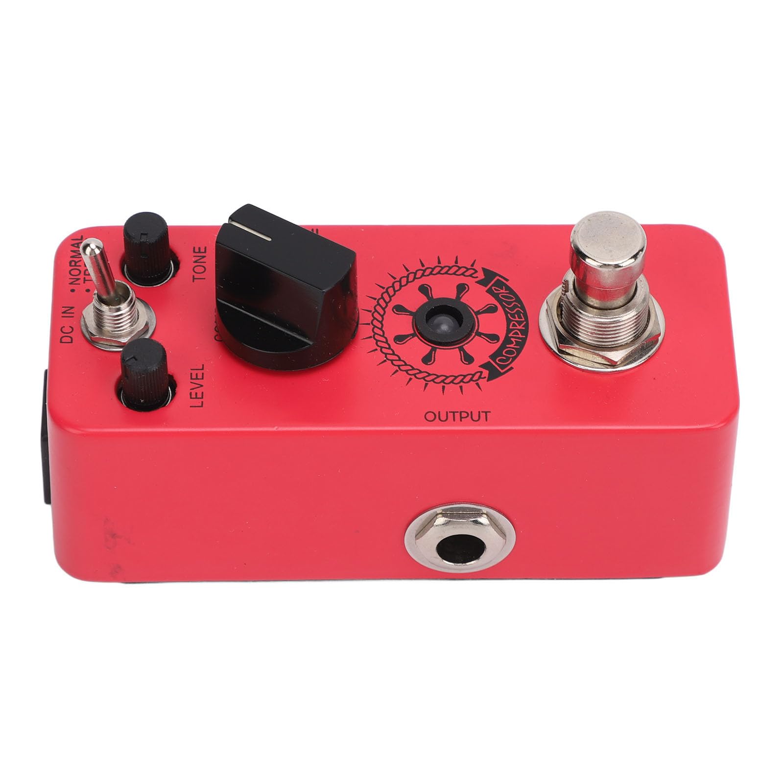 True Bypass-Gitarrenpedal-Kompressor mit Klangregelung, Sanfter Dynamik und Warmem Klang, Klassische Optische Kompression für E-Gitarre, Gitarren-Tuner-Pedal True Bypass