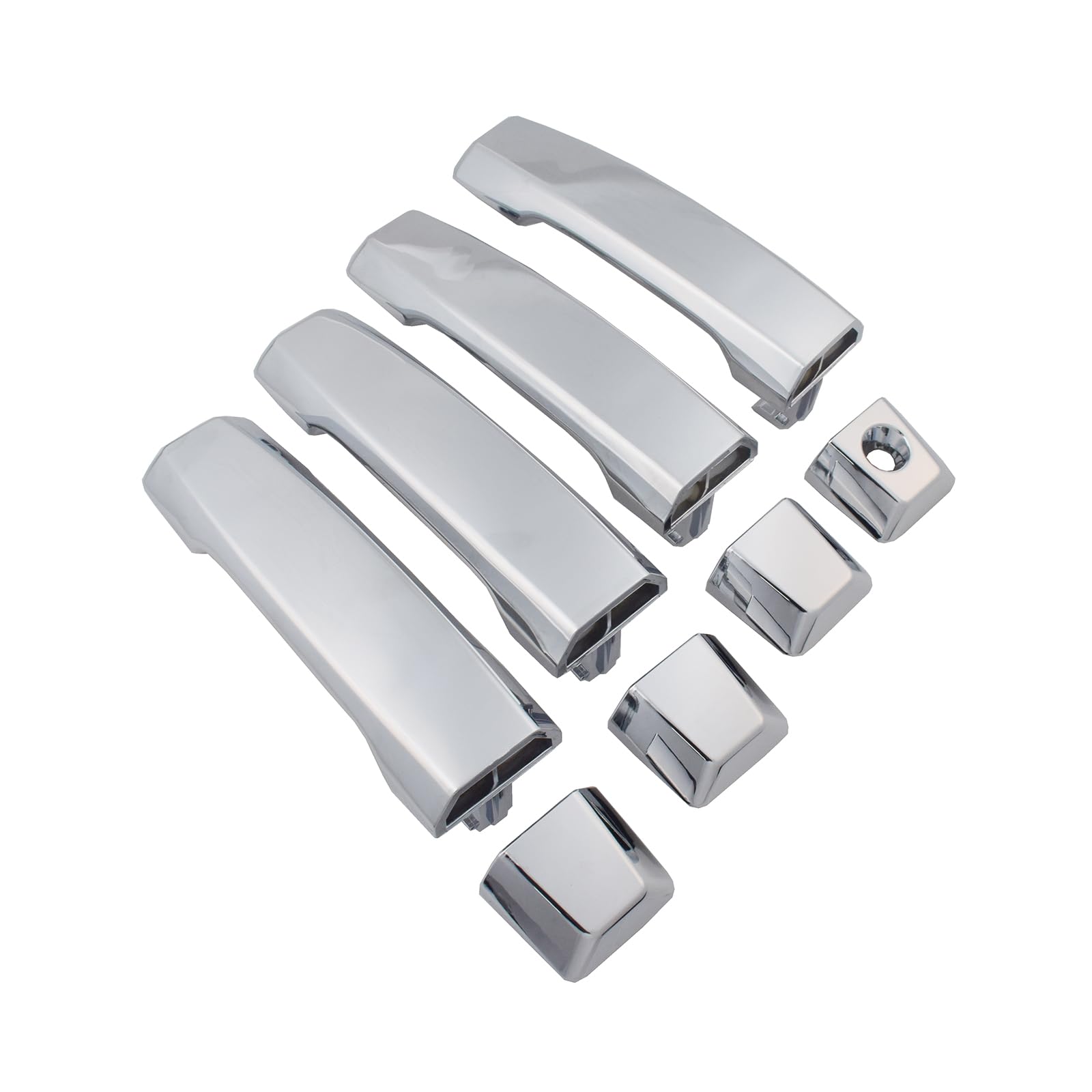 2件おまとめ　836 655 Amazon.com: 4Pcs Outer Exterior Door Handle Chrome Front Rear Left