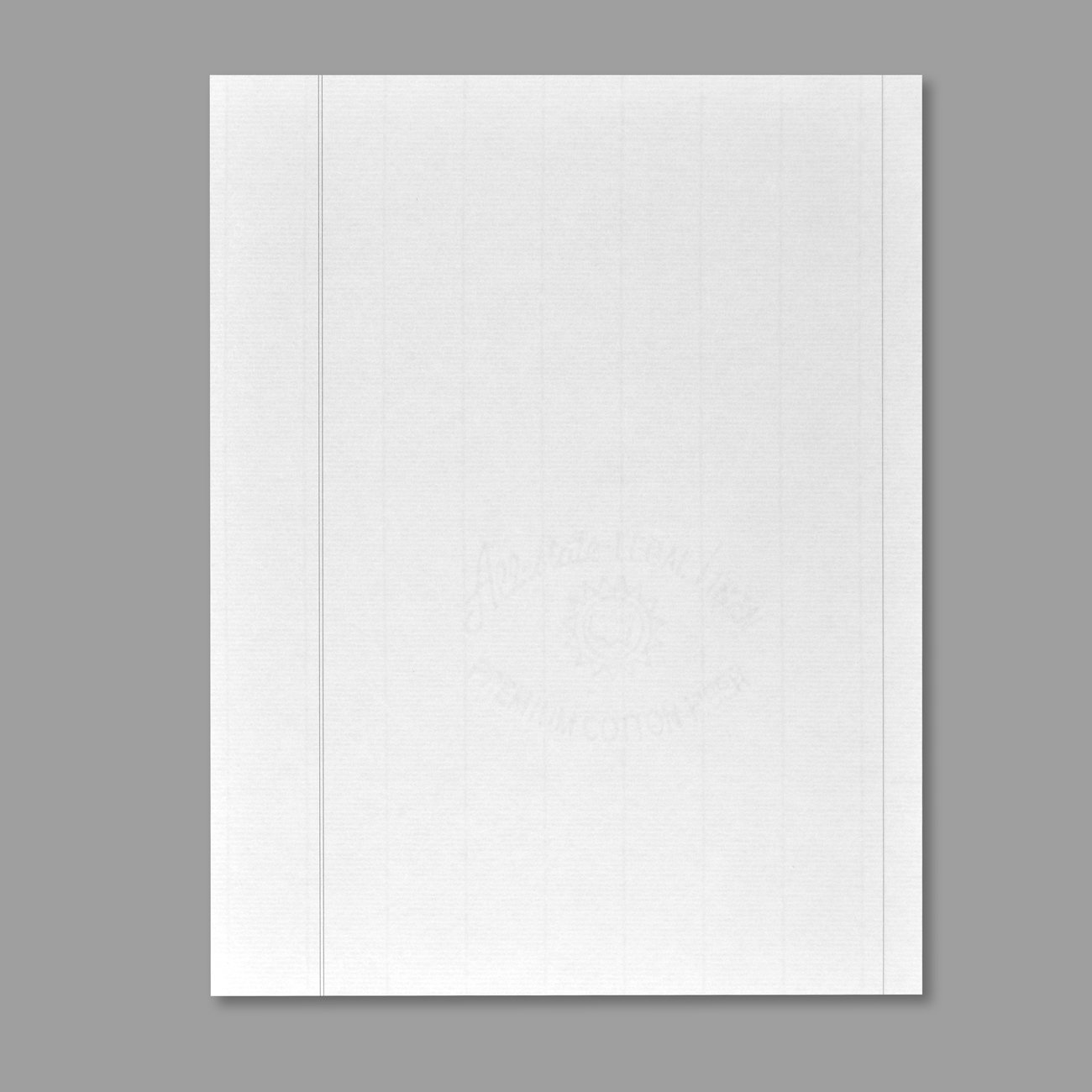 ALL-STATE LEGAL Will Continuation Paper, Blue Ruled, Letter Size, 25% Cotton Natural White Laid Paper, 24 lb., 100 per Package